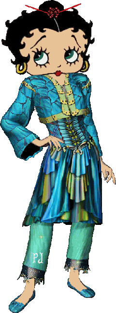 Betty en kimono !