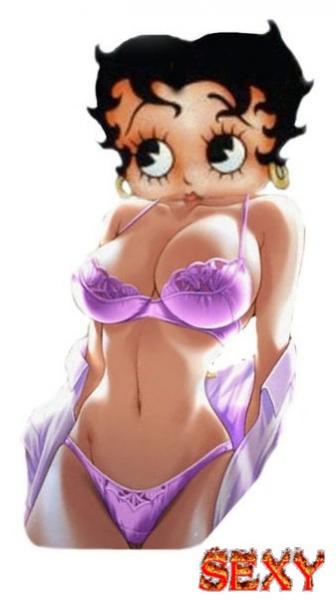 Betty se dénude !