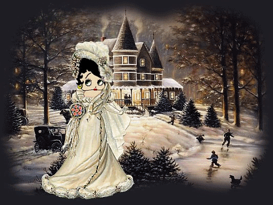 Tableau en hiver