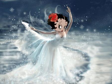 Patineuse de charme