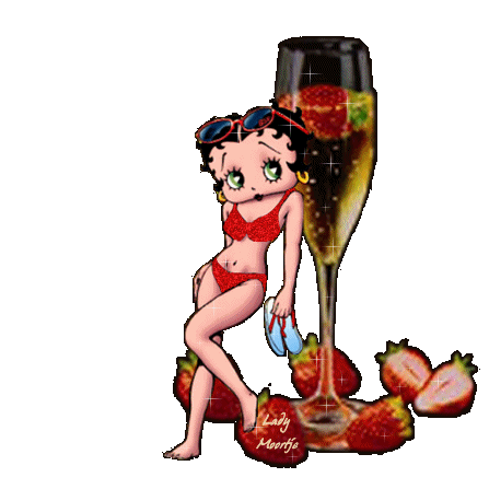Kir fraises, mmm !