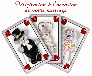 Félicitations les mariés !