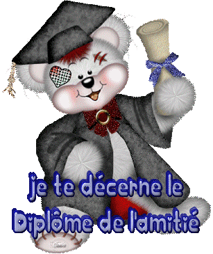 Le diplôme de l'amitié !